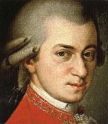 antonin dvorak wolfgang amadeus mozart, painted nearly three decades after his death by barbara krafft Germany oil painting artist
